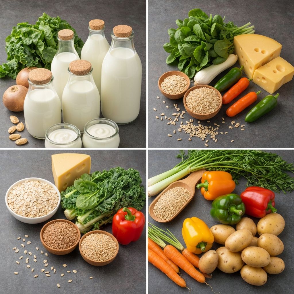 Verschiedene Lebensmittelgruppen